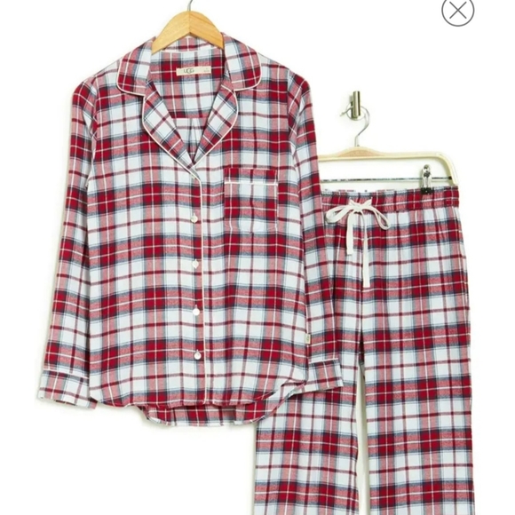 UGG Plaid Flannel Pajamas 2 piece set - Picture 2 of 5